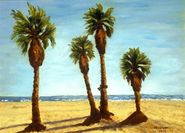 Leaning Palm (Four Palms)