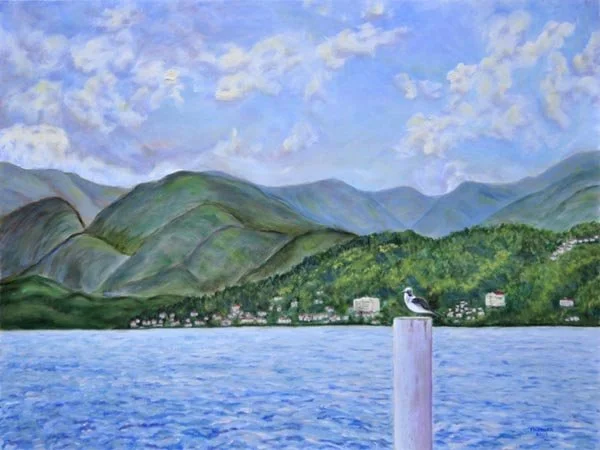 Lake Como with Bird